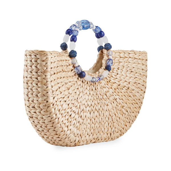 Cappelli Woven Jeweled Top Bag