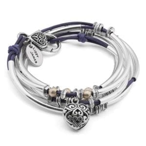 Lizzy James Double Love with Puffed Charm Wrap