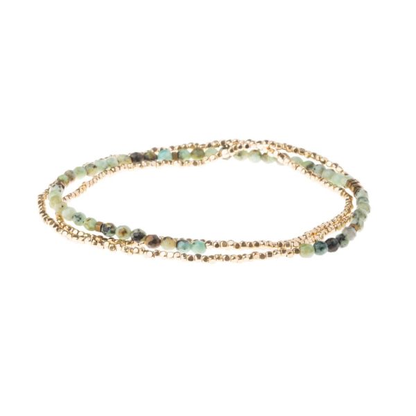 Scout African Turquoise Delicate Stone Wrap