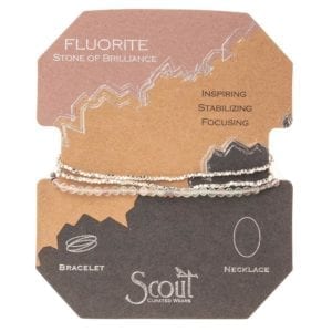 Scout Fluorite Delicate Stone Wrap