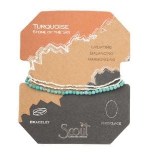 Scout Turquoise Delicate Stone Wrap